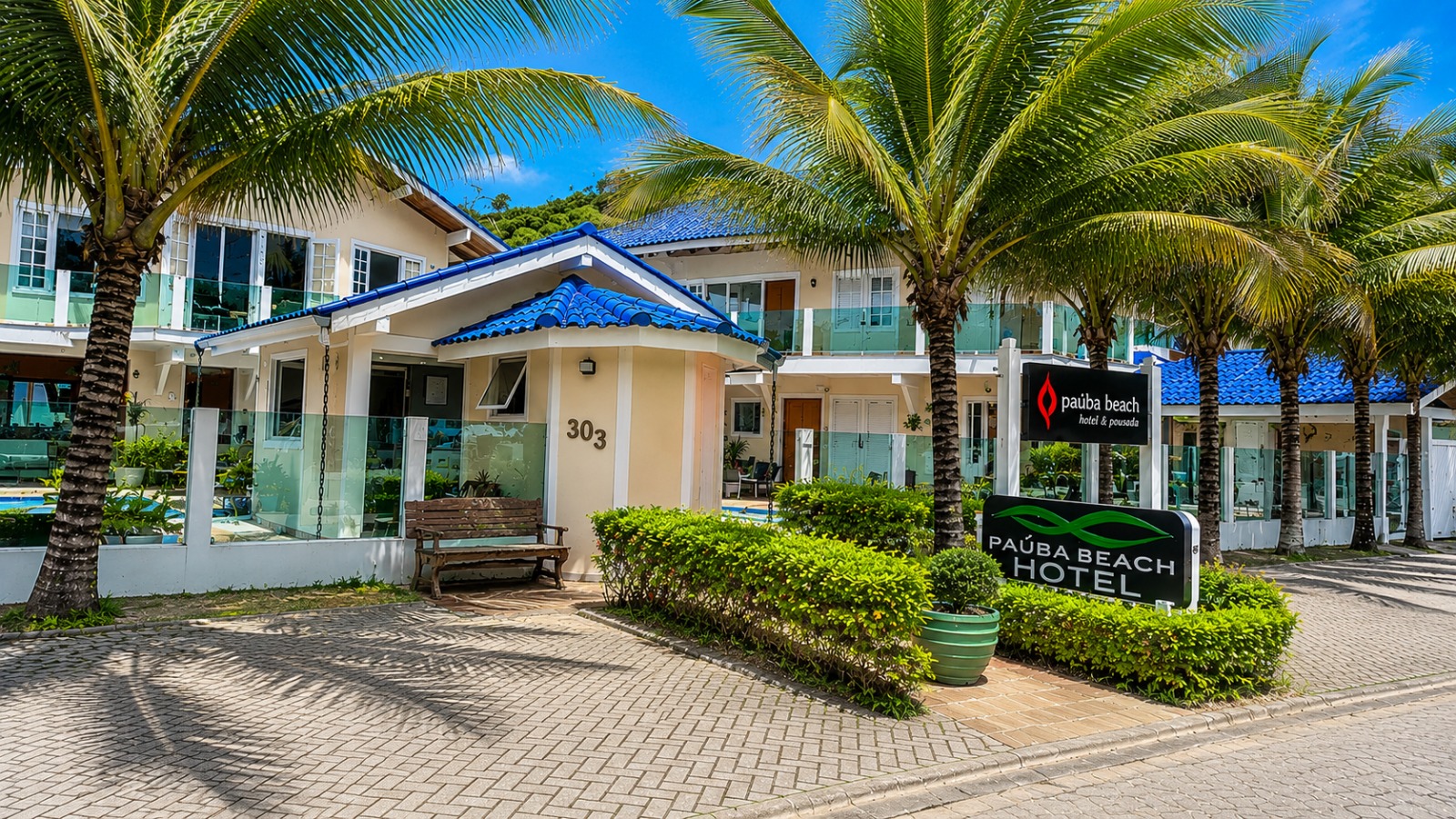 Entrada do Paúba Beach Hotel