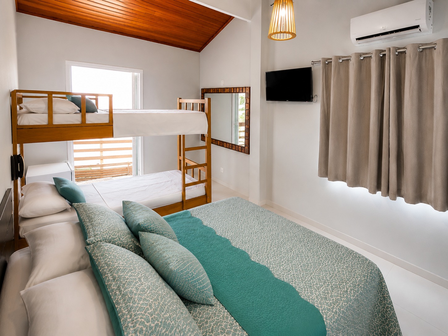 Quarto Quádruplo do Paúba Beach Hotel